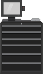 SupplyScale 6 Drawer Main Unit